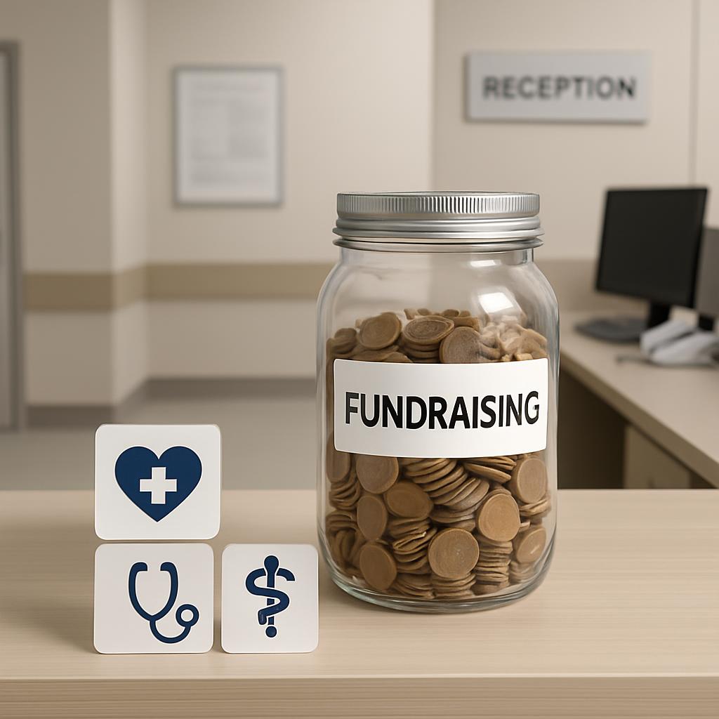 fundraising jars for health care