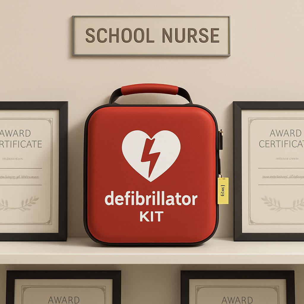 A defibrillator kit is a collection of medical equipment designed to help restore a normal heartbeat in a person who has s...